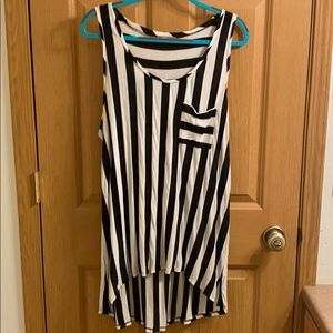 Black and White Tank Top